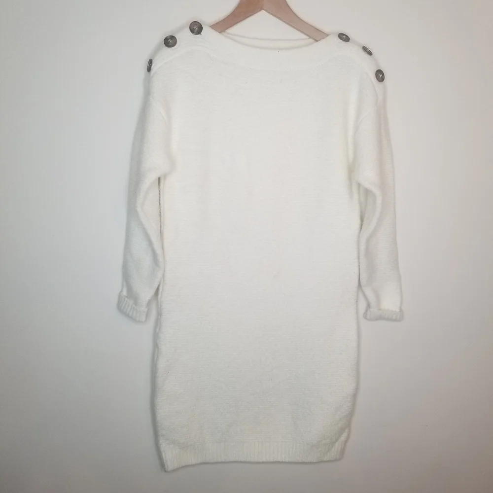 CHRISELLE LIM Sawyer Ivory Knit Sweater Dress Nordstrom Exclusive